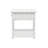 Monaco - Chairside Table - Blanc Finish