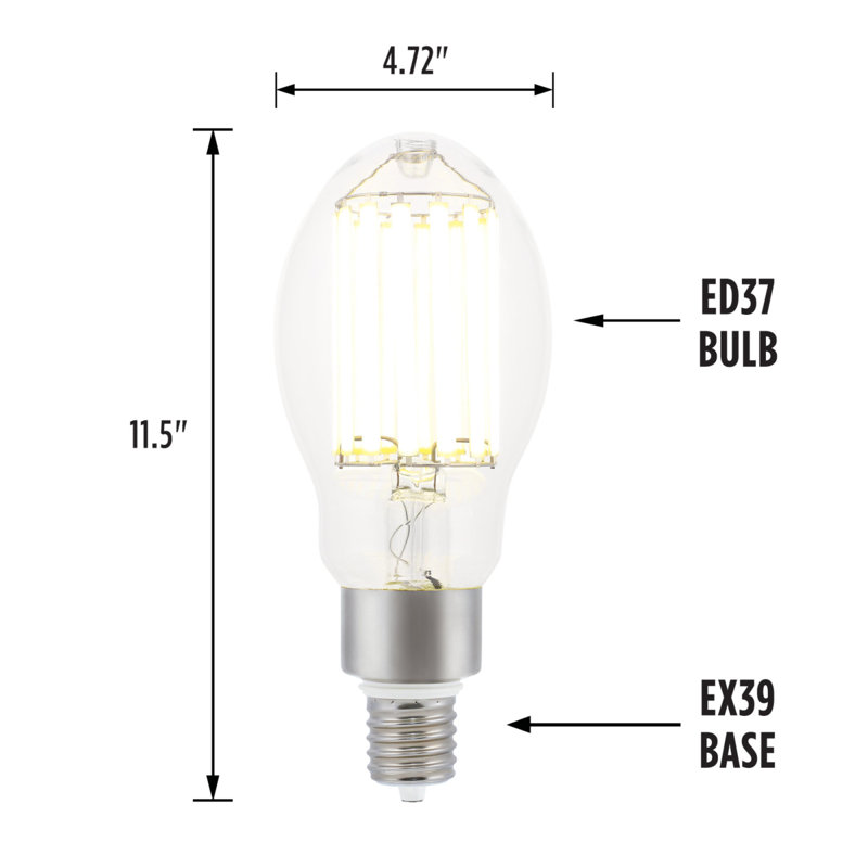 750 Watt Equivalent ED37 E39/Mogul 5000K LED Bulb