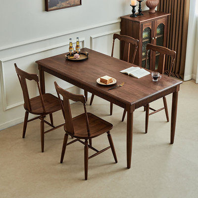 High quality solid wood large table set