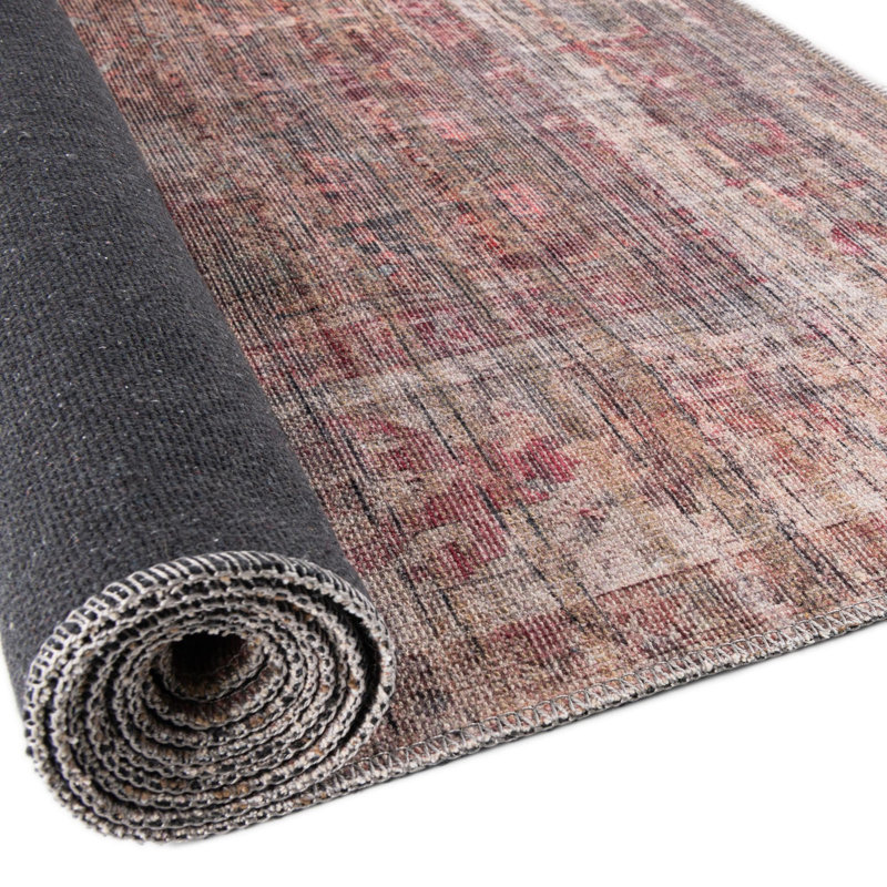 Engen Washable Oriental Indoor Rug, Runner 2' x 8'