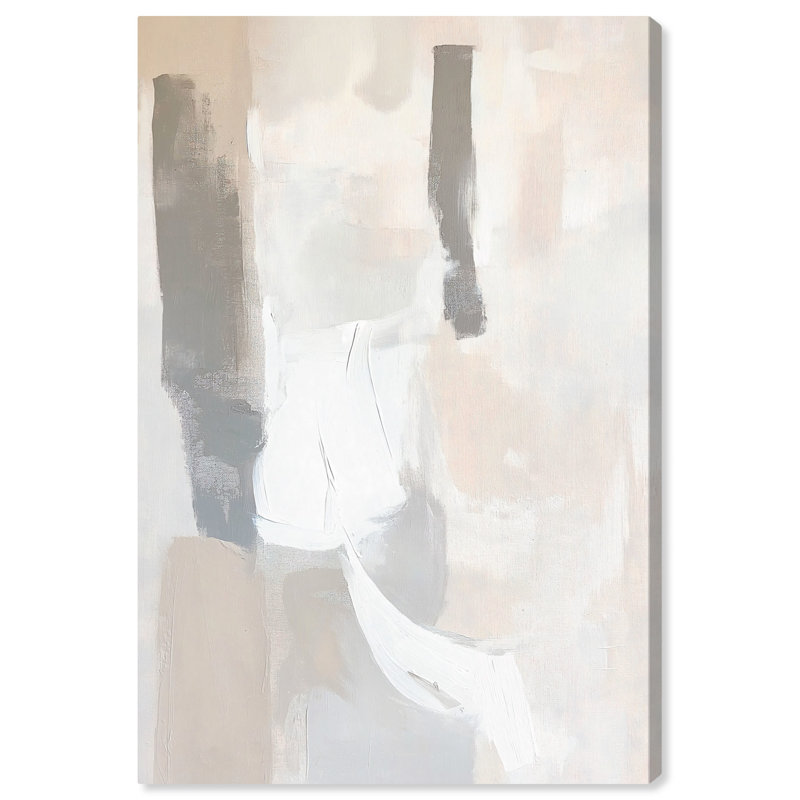 «Softened Echoes I Canvas Minimalist Boho» par Art Remedy, H 15 po x l 10 po, Toile tendue