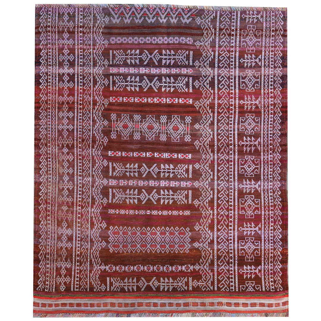 Elsbernd Wool Hand Woven 127cm X 148cm Area Rug