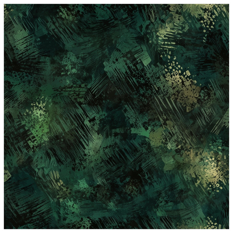 Couvertures à texture abstraite vert foncé, 60in W x 80in H