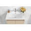 Meuble-lavabo simple 24 "avec comptoir en porcelaine et lavabo Mena, pré-assemblé-968808382