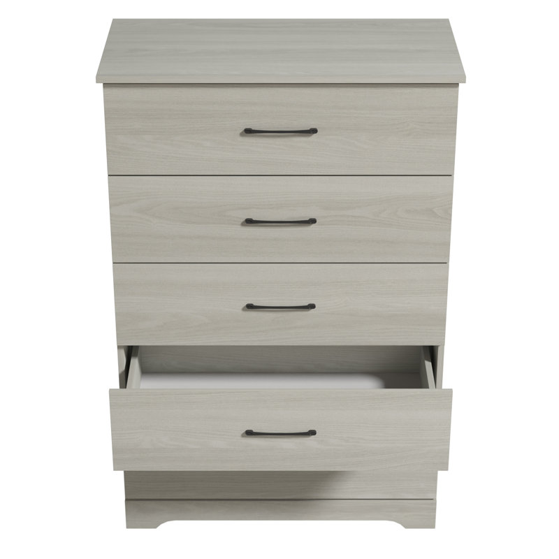 Commode 5 tiroirs Arkia, Gris
