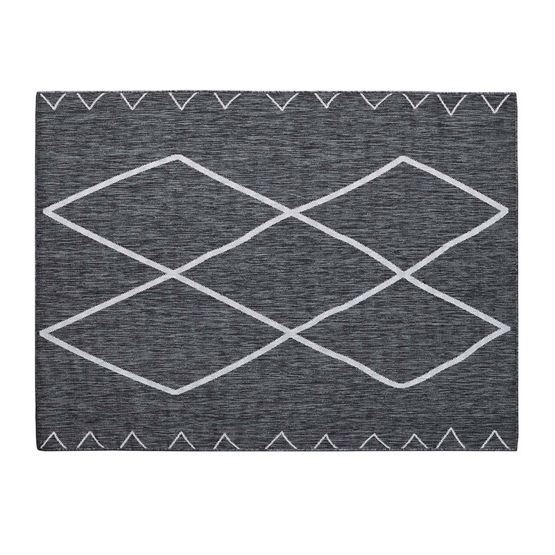 Tapis marocain d'intérieur et d'extérieur Vinell, Rectangle 8 pi x 10 pi