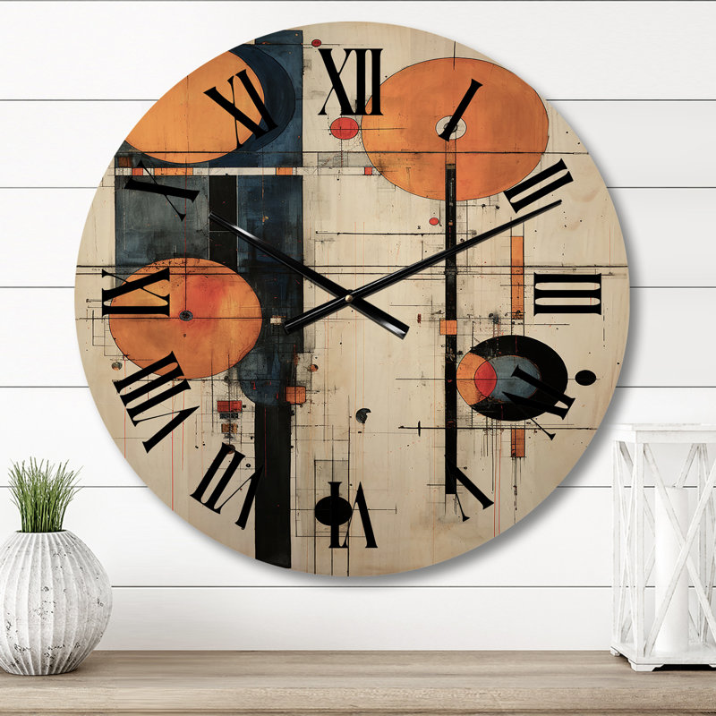 Solid Wood Wall Clock, Medium