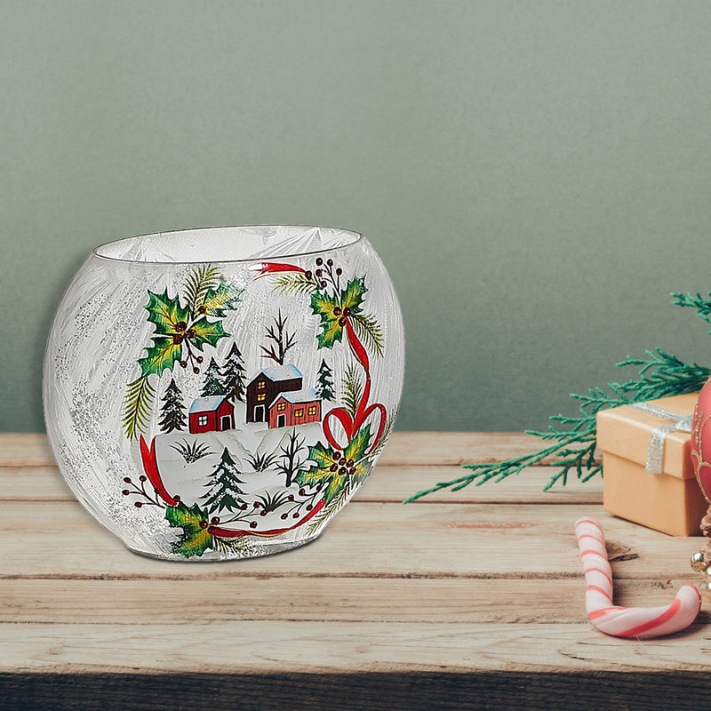 Vase de table en verre