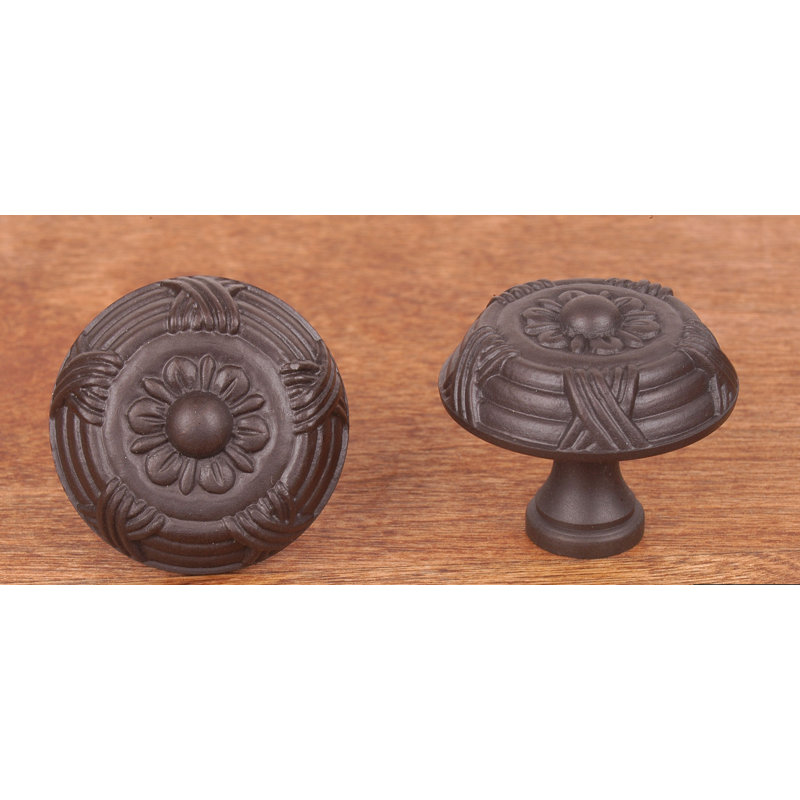 CK Series 1 1/2" Diameter Mushroom Knob, Oil Rubbed Bronze, Large
