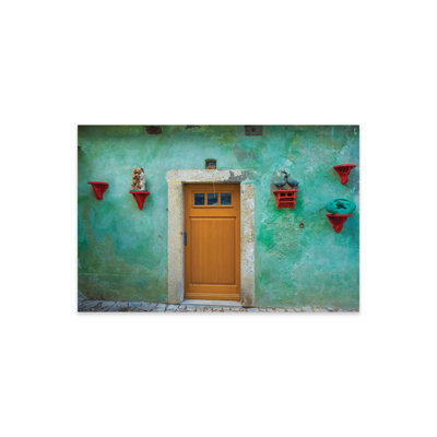 Czech Republic, Cesky Krumlov. House Exterior. by Jaynes Gallery - Unframed Print -  Latitude RunÂ®, 0A584B82BE4E433199A3323E5CDF9E5E