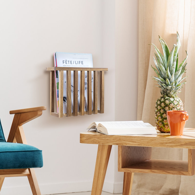 Wall Mounted Magazine Rack