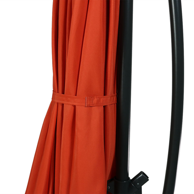 Parasol en porte-à-faux 9,6 pi Eli, Orange