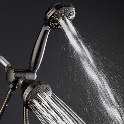Pomme de douche double haute pression multifonction