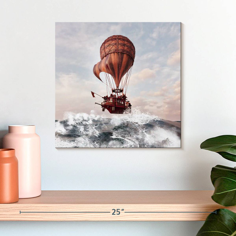 Vieux dirigeable Steampunk Mehar