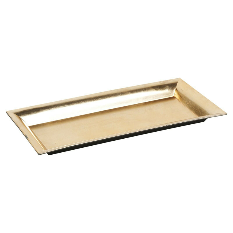 Rhonda Plastic / Acrylic Tray, Gold