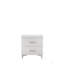 Table de chevet blanche