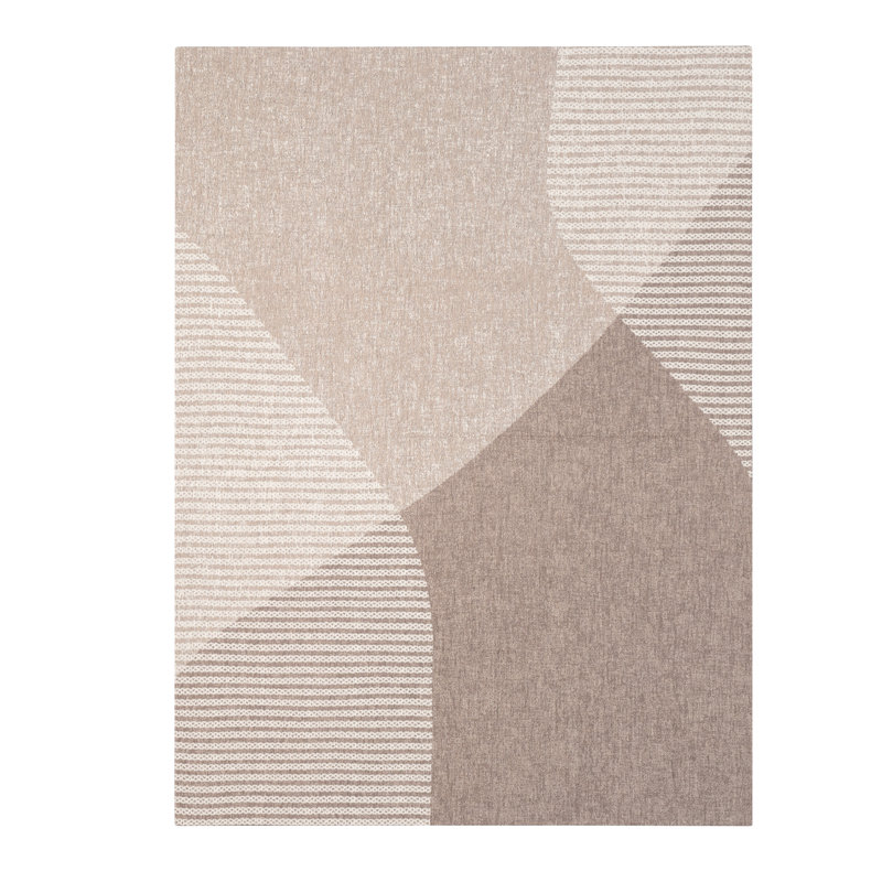 Tapis de chaise de bureau en jacquard de polyester avec support antidérapant Anji, H 0,25 po x l 40 po x P 54 po