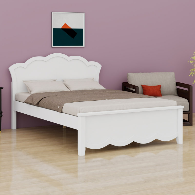 Platform Bed Featuring Headboard
