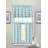 Larrabee Geometric Tailored 60'' W Kitchen Curtain in