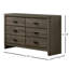 Commode grise 6 tiroirs 47,25 po Quillan