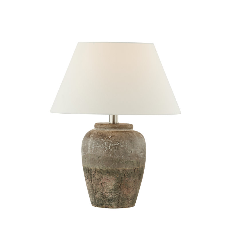 Lampe 18 po en céramique bicolore Anders