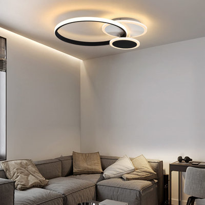 Ivy Bronx 3-Light 44cm LED Integrated Semi Flush Mount