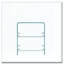 Table d'appoint 2 couches en verre trempé, table de canapé en verre transparent