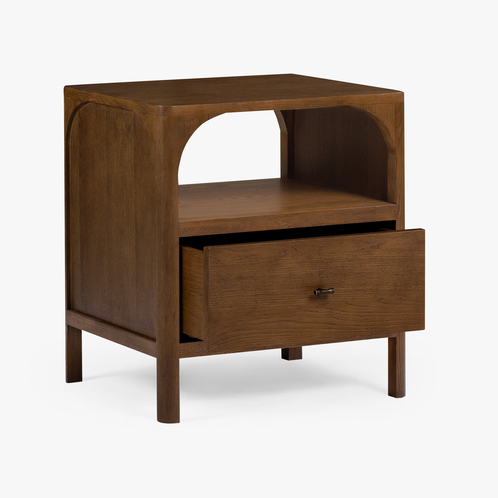 Kaela 1 - Drawer Nightstand, Walnut