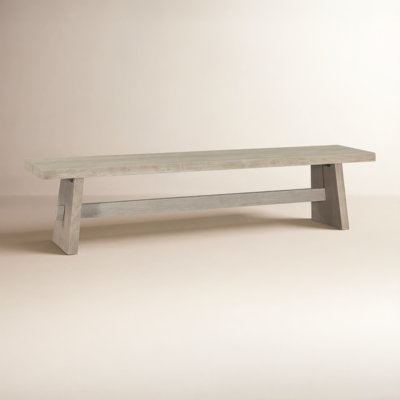 Acadia 79" Bench In Coffee Bean