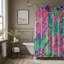 Preppy Pink Florals - 1 Piece Standard Shower Curtain-814480736