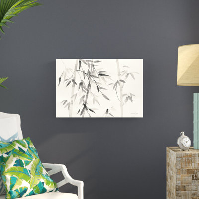 «Bamboo Leaves III» par Danhui Nai, reproduction d'art sur toile tendue