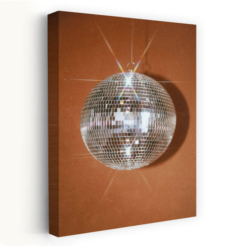 «Disco Ball», reproduction d'art géométrique rétro, H 24 po x l 16 po