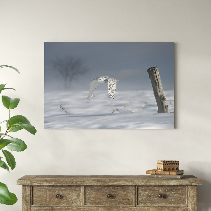 Hibou en vol VI, H 32 po x l 48 po x P 1,25 po
