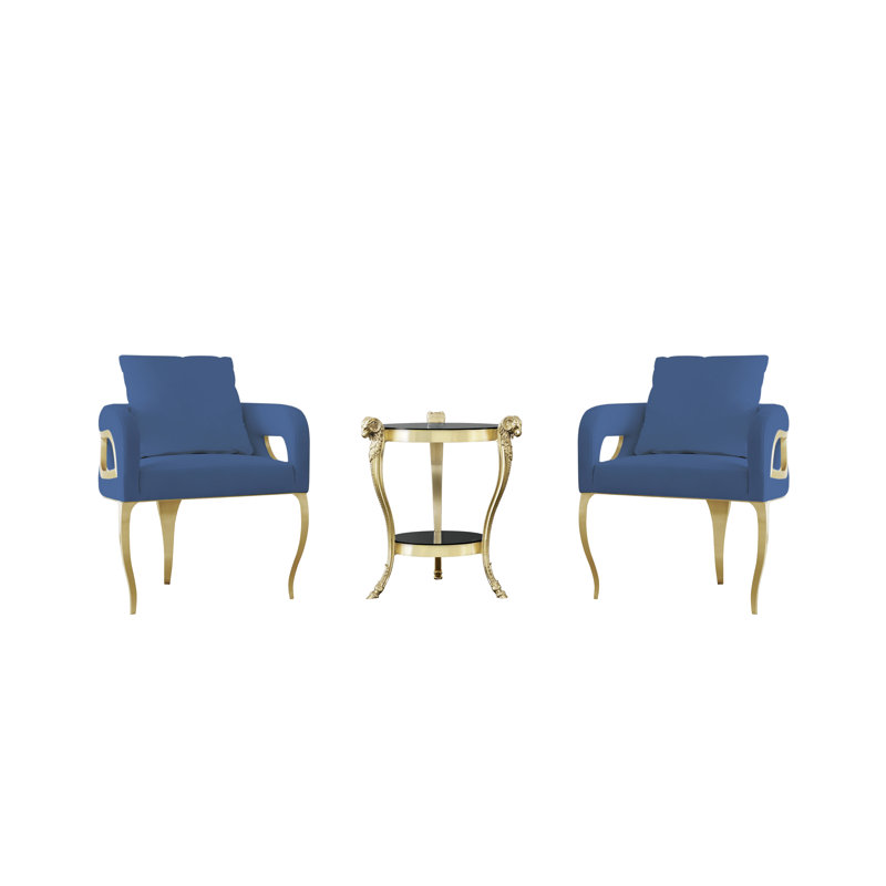 Jahin Armchair, Blue