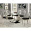 Ensemble de 2 chaises d'appoint en microfibre et métal Mayssa