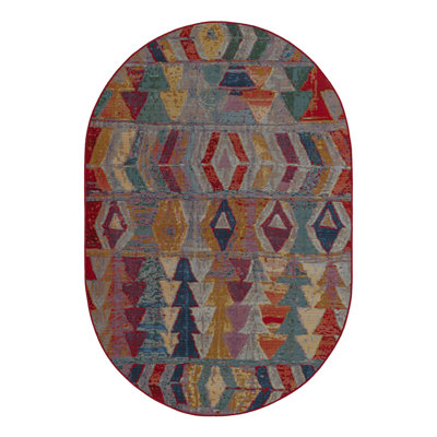 Tolland Multi_Unique Loom Tamarindo Outdoor Modern Rug
