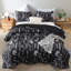 Ensemble de literie en microfibre avec 2 taies d'oreiller Garden-135949639-135949642