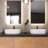 23" Solid Surface Bathroom Sink Oval Vessel Sink