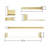 4-Piece Bathroom Hardware Set-116009484