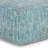 Nate 20"W Cotton Square Pattern Pouf-1284796324