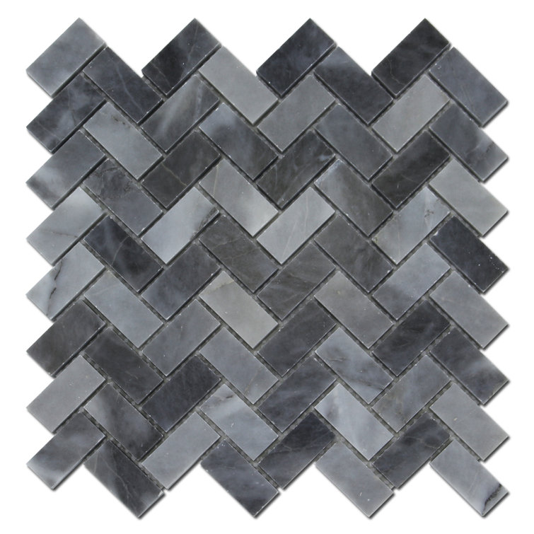 1x2 BARDIGLIO HERRINGBONE POL