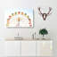 Colourful Ferris Wheel Painting - Wrapped Canvas-56657217