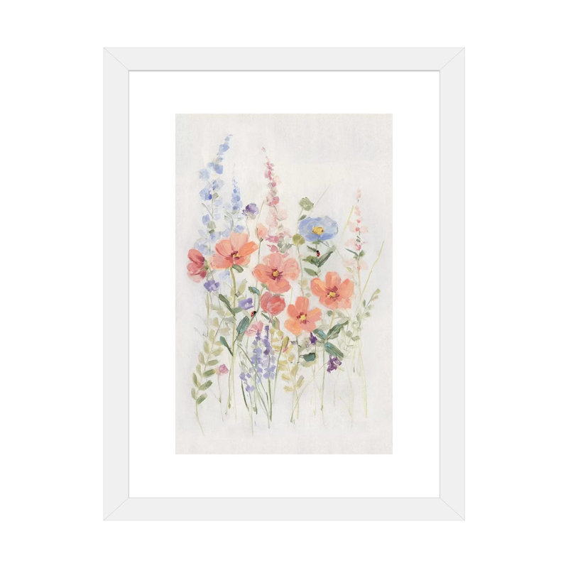 «Sweet Summer Picks I» par Sally Swatland - reproduction d'art, H 24 po x l 16 po x P 1 po, White Paper, Blanc