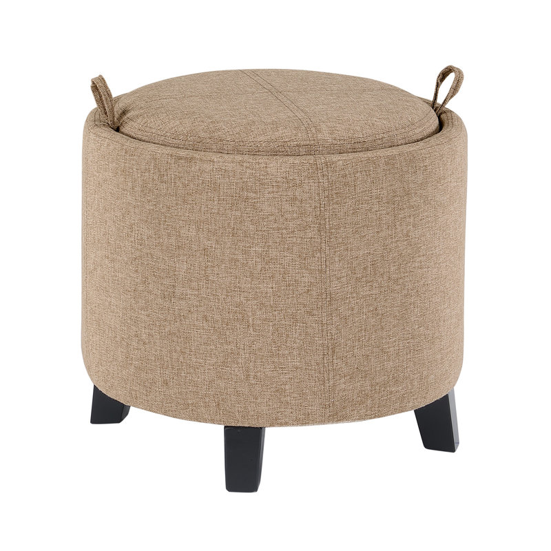 Repose-pieds avec plateau de rangement réversible Otsie, Tanné