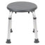 Chaise de bain et douche à hauteur réglable en aluminium DC-HY3400L-GRY-GG Juanita
