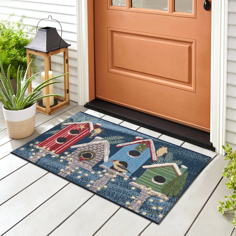 Gulborg Synthetic Non-Skid Kitchen Mat, Rectangle 2' x 2'10"