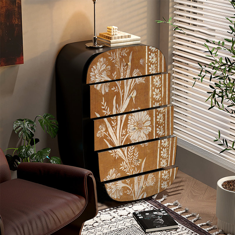 Creative modern five-drawer accent chest