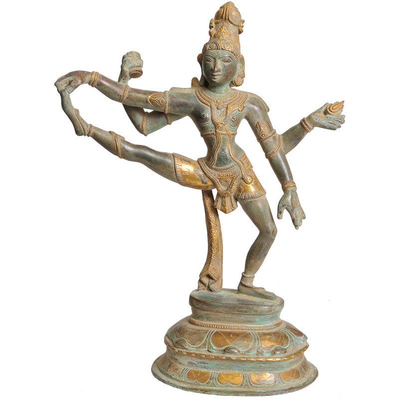 Statue Shiva dansante, Vert