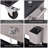 Costway 80 qt. Serving Station / Cart Black and White