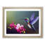 Unreal Floral Hummingbird - Framed Print-427273359-427273358